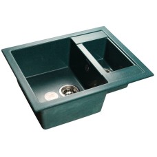 Кухонная мойка зеленый GranFest Quadro GF-Q610K