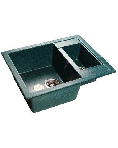 Кухонная мойка зеленый GranFest Quadro GF-Q610K