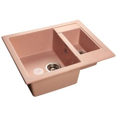Кухонная мойка розовый GranFest Quadro GF-Q610K