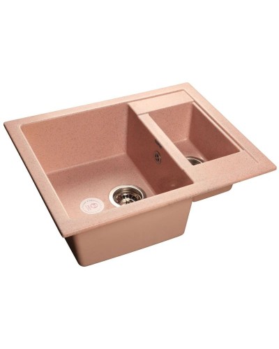 Кухонная мойка розовый GranFest Quadro GF-Q610K