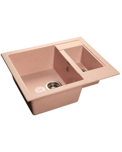 Кухонная мойка светло-розовый GranFest Quadro GF-Q610K