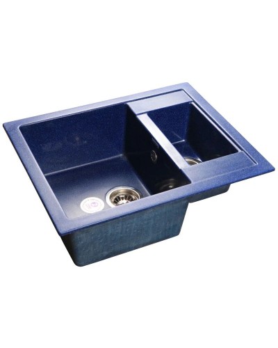 Кухонная мойка синий GranFest Quadro GF-Q610K