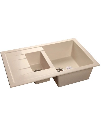 Кухонная мойка белый GranFest Quadro GF-Q775KL