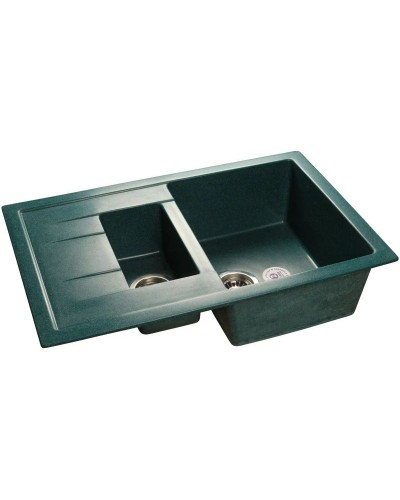 Кухонная мойка зеленый GranFest Quadro GF-Q775KL
