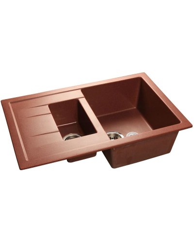 Кухонная мойка красный марс GranFest Quadro GF-Q775KL