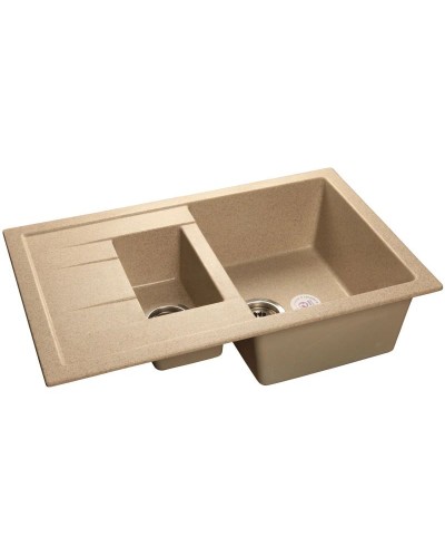 Кухонная мойка песочный GranFest Quadro GF-Q775KL