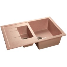 Кухонная мойка розовый GranFest Quadro GF-Q775KL