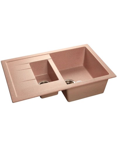 Кухонная мойка розовый GranFest Quadro GF-Q775KL