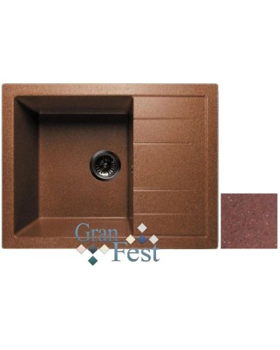 Кухонная мойка красный марс GranFest Quadro GF-Q650L