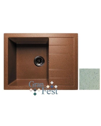 Кухонная мойка салатовый GranFest Quadro GF-Q650L