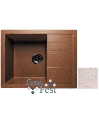 Кухонная мойка светло-розовый GranFest Quadro GF-Q650L