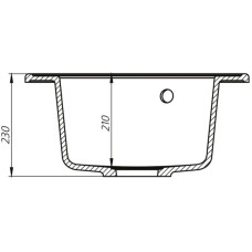 Кухонная мойка серый IDDIS Kitchen G K02G511I87