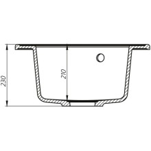 Кухонная мойка песок IDDIS Kitchen G K03P511I87