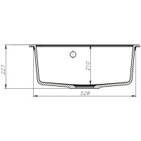 Кухонная мойка белый IDDIS Vane G V05W571I87