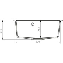 Кухонная мойка белый IDDIS Vane G V05W571I87