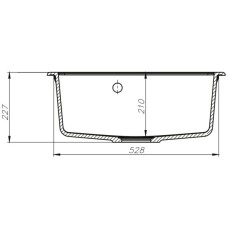Кухонная мойка белый IDDIS Vane G V05W571I87