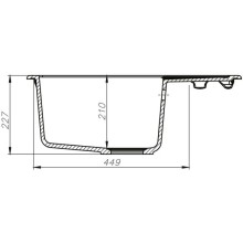 Кухонная мойка шоколад IDDIS Vane G V32C621I87