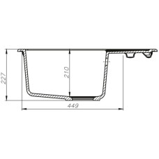Кухонная мойка шоколад IDDIS Vane G V32C621I87
