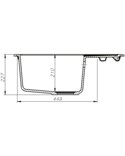 Кухонная мойка шоколад IDDIS Vane G V32C621I87