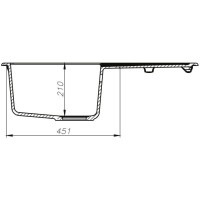 Кухонная мойка шоколад IDDIS Vane G V33C781I87