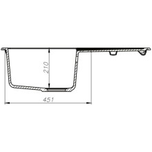 Кухонная мойка шоколад IDDIS Vane G V33C781I87