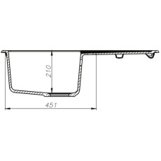 Кухонная мойка шоколад IDDIS Vane G V33C781I87