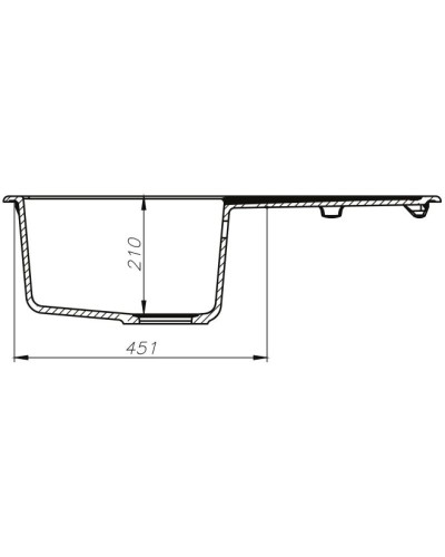 Кухонная мойка шоколад IDDIS Vane G V33C781I87