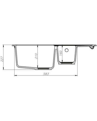 Кухонная мойка шоколад IDDIS Vane G V34C785I87
