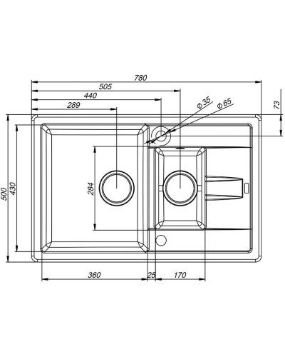 Кухонная мойка песок IDDIS Vane G V18P785I87