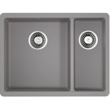 Кухонная мойка ленинградский серый Artgranit Omoikiri Kata 55-2-U-GR