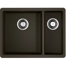 Кухонная мойка темный шоколад Artgranit Omoikiri Kata 55-2-U-DC