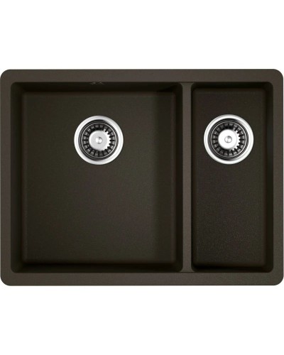 Кухонная мойка темный шоколад Artgranit Omoikiri Kata 55-2-U-DC