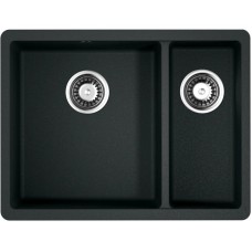 Кухонная мойка черный Artgranit Omoikiri Kata 55-2-U-BL