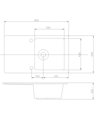 Кухонная мойка песочный Акватон Верона 1A710032VR220