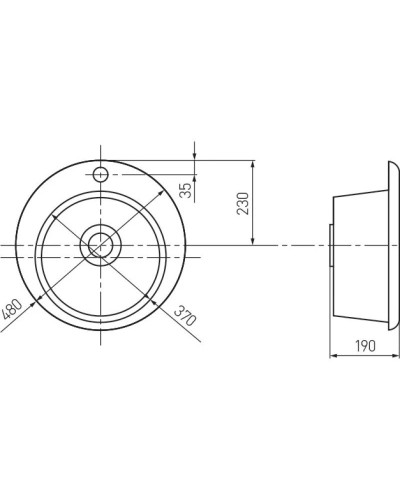 Кухонная мойка серый шелк Акватон Иверия 1A711032IV250
