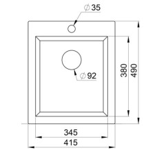 Кухонная мойка Seaman Eco Granite SGR-4201-Sand.A