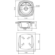Кухонная мойка Florentina Korsika песочный 20.105.B0510.107