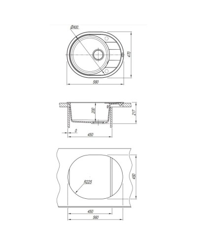 Кухонная мойка Florentina Rodos жасмин 20.240.B0580.201