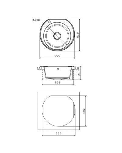 Кухонная мойка Florentina Elba жасмин 20.145.C0555.201