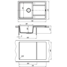 Кухонная мойка Florentina Lipsi капучино 20.270.C0780.306