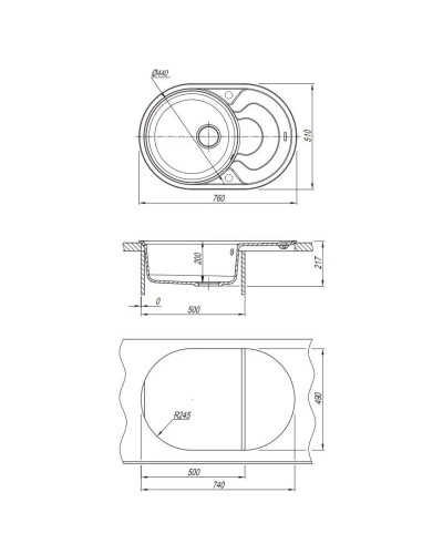 Кухонная мойка Florentina Rodos капучино 20.140.D0760.306