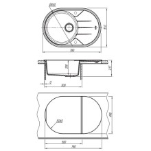 Кухонная мойка Florentina Lotos капучино 20.295.C0780.306