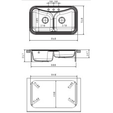 Кухонная мойка Florentina Krit песочный 20.115.E0860.107