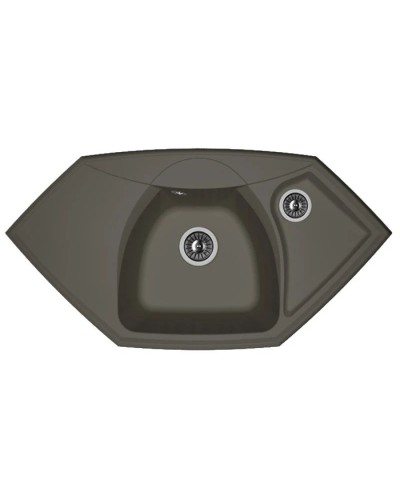 Кухонная мойка Florentina Sardiniya антрацит 20.150.D0980.302