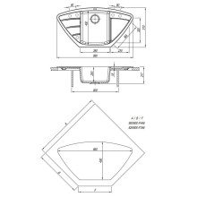 Кухонная мойка Florentina Lipsi бежевый 20.180.D0980.104