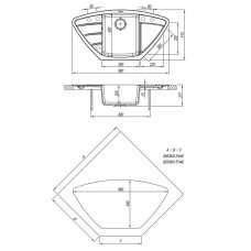 Кухонная мойка Florentina Lipsi бежевый 20.180.D0980.104
