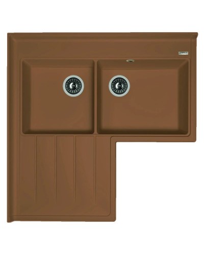 Кухонная мойка Florentina Adria коричневый 20.380.L0960.105