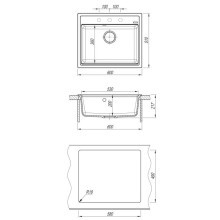 Кухонная мойка Florentina Lipsi черный 20.120.D0600.102