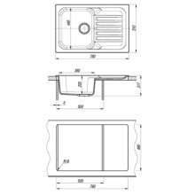 Кухонная мойка Dr.Gans Адель терракота 25.090.C0780.406
