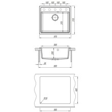 Кухонная мойка Dr.Gans Ника латте 25.070.D0570.403